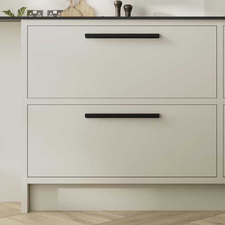 کابینت مدرن کرم رنگ