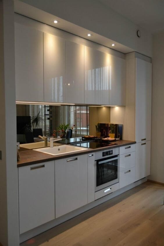 نمونه کابینت PVC ارزان در آشپزخانه مدرن اصفهان